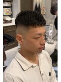 【BarBerBROS】アイロンパーマ　濡れパンクロップ