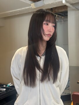 レイヤーカット ロング レイヤーロング 韓国 表参道 南青山