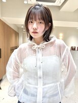 エンス 銀座(Ence)&nbsp;暗めカラー/韓国風巻き/レイヤーカット/髪質改善/縮毛矯正/銀座