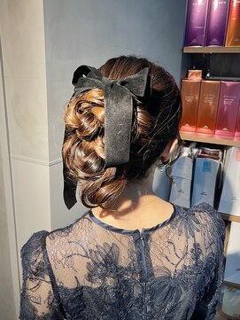 シャルムバイケンジ(Charm.by KENJE) 【高めアップスタイル】結婚式/銀座/ヘアセット/カチモリ/アレン