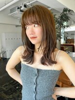 ガーランドギンザ(Garland Ginza) 外ハネくびれセミロングレイヤーカット顔まわりカット