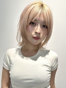 トリッカ シブヤ(TRICCA SHIBUYA) ミディアムレイヤーボブレイヤーウルフレイヤー顔まわりレイヤー