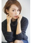 Rumor×小顔・マッシュウルフ☆オン眉・前下がりショートボブ