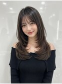 韓国風くびれレイヤー×透明感カラー