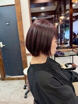 ヤソ(yaso)&nbsp;ショートボブ  チェリーピンク