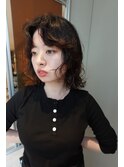 デジタルパーマミディアムパーマ黒髪パーマ銀座パーマニュアンス