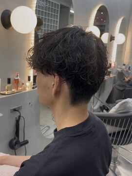 ロンドポレール 北千住(Lond polaire) men's/メンズ波巻きスパイラルパーマ/ナチュラルツーブロック