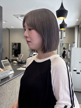 コージーベルベット(Cosy Velvet) グレージュ/ボブ【こまつばらみお】
