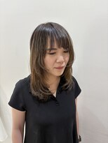 ヘアーライズ 池袋東口店(hair RISE) ハイライトブリーチしている髪にハイスペックストカール30代40代