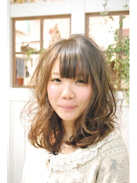 ミエルヘアービジュー(miel hair bijoux) 【miel hair bijoux】スプリングエアリーミディアム☆パーマ