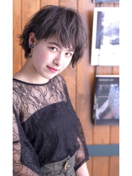 パリオ バイ コレット(Palio by collet) 黒髪×ひし形エアリーショート【Palio by collet】