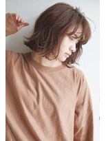 ヘアーアンドメイク シーク 八王子(HAIR&MAKE SeeK)&nbsp;外ハネ切りっぱなし ボブ