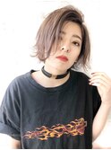 【MIRAC町田店河原崎】ミルクティーベージュショートスタイル