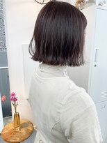 イコ 表参道原宿(ico)&nbsp;ラベンダーカラー イルミナカラー 艶カラー 大人ボブ