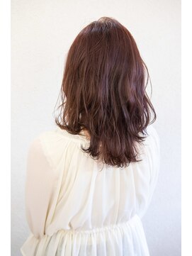 エルサフィロ キタハマ(el zafiro kitahama) 20×30×40代×似合わせカット×くびれヘア×ピンクブラウン