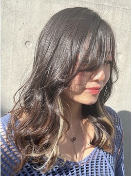 パッセージ ダブリュー 八幡山(hair make passage .w) ベージュインナーカラー