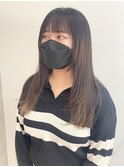 【 YOKE 】ロングレイヤーシャギー小顔くびれ大人可愛い韓国