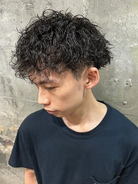 アルフレッド 瑞穂店(alfRed) ツーブロック 束感 ツイストスパイラルパーマ