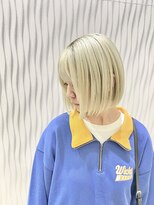 アース いわき店(HAIR&MAKE EARTH)&nbsp;ハイトーンフラットボブ