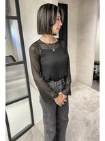 アコ(Aco)&nbsp;★スクエアボブに映えるハイライト★