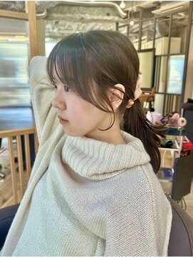 アリスバイアフロート 自由が丘(ALICe by AFLOAT) おくれ毛カット／シースルーバング／2wayバング