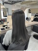 ロング×ダークグレー