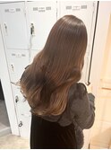 髪質改善カラー/マロンベージュ/艶カラー