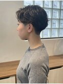 ニュアンスパーマ/爽やか刈り上げショートパーマ/ジェンダーレス