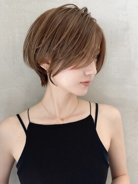 ロンドエニカ 大宮(Lond enika) 切りっぱなしボブエアリーロング美髪ピンクブラウン[大宮]