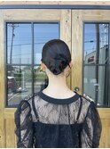 お呼ばれヘア/タイトアレンジ/ヘアセット
