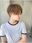 ショート ボブ インナー 艶髪 韓国風 レイヤーカット