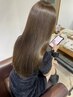【open価格】カット＋縮毛矯正&ストレートパーマ＋トリートメント　￥18500