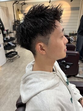 スウェル 船橋店(Swell) #ベリーショート#ダークアッシュ#ニュアンスパーマ#韓国マッシュ