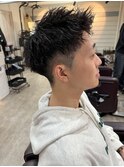 #ベリーショート#ダークアッシュ#ニュアンスパーマ#韓国マッシュ