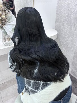 ラビスモア(Lovis moa) ブルーブラック/メルティカラー/似合わせカット/韓国