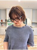 外国人風ボブパーマ