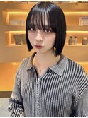 きりっぱなしボブ×艶ブラック