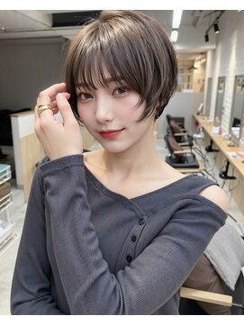 サンド 池袋 2nd(sand) レイヤーマッシュショート＃グレージュ＃ハイライト