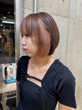 サンク 原宿 表参道(cinq) ミルクティーベージュカラーミルクティーブラウンピンクベージュ