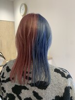 ルルバイアズール 草加店(LULU by azule)&nbsp;ツートンカラー，ブルー，ピンク【草加】