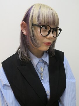 リアン 上尾店(Rien) 韓国風レイヤーカット [ホワイトベージュパープル]大宮/韓国