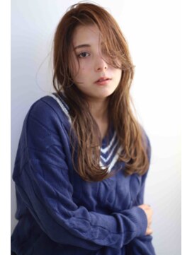 バタフライカット/ハッシュカット/チョコレートブラウン