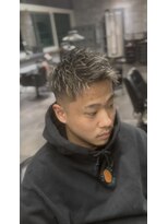 フランクスバーバーリベラルド 横浜(FRANK'S BARBER LIBERALD)&nbsp;MEN’S HAIR/ジェットフェード/ホワイトメッシュ　S