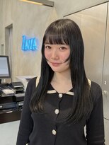 ザザ ZA/ZA 茗荷谷&nbsp;顔周りレイヤー/ダークグレージュ/韓国/透明感/カラー髪質改善