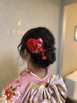 ヘアープレイスクリアライン 栄町店(hair place CLEAR LINE) 【成人式シニヨンスタイル】髪質改善/トステア/メテオ