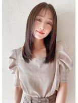 グロス(gloss)&nbsp;箕面豊中髪質改善顔周りレイヤーベージュ