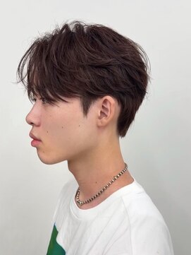 ガーデンタチカワネクスト(garden tachikawa next) 大人男子フェザーパーマフェザーカットセンターパート20代30代