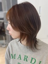 リアンバイアリュール(Lian by Allure)&nbsp;レイヤーカットハッシュカットミディアムレイヤーショートボブ