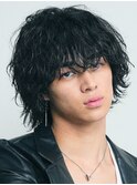 渋谷波巻きパーマ束感ツイストスパイラル無造作メンズパーマ色気