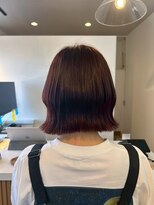 クララジャパン ナベシマ(CLALA JAPAN Nabeshima)&nbsp;ボブ　ミルクティーベージュ　艶髪　髪質改善カラー　ショート